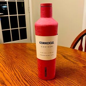 Corkcicle canteen 25 hours cold 12 hours hot
Opening large enough for ice